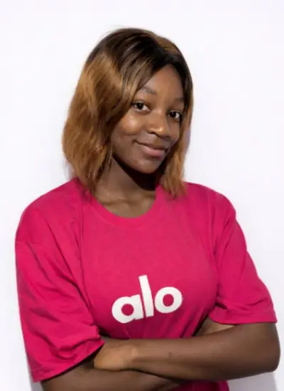 Aryanne Nguemko, j’ai 19 ans, je mesure 1m70 pour 60 kg. 