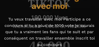 Veux tu travailler avec moi