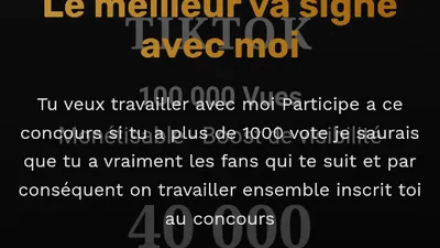 Veux tu travailler avec moi