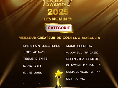 MEILLEUR CRÉATEUR DE CONTENU MASCULIN