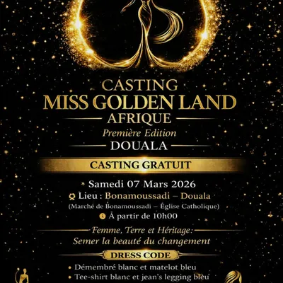 Casting Miss Golden Land Afrique Grand littoral