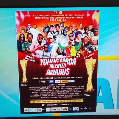 LE YOUNG MBOA TALENTED AWARDS RESTE ET DEMEURE L'ÉVÉNEMENT QUI VALORISE LED TALENTS AU CAMEROUN