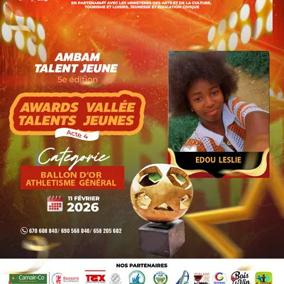 Edou Leslie l'athlète 
