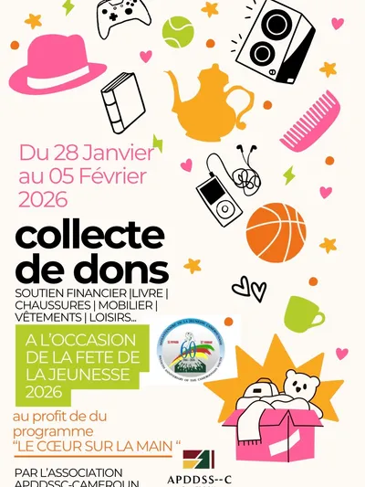 COLLECTE DE DON « LE CŒUR SUR LA MAIN »