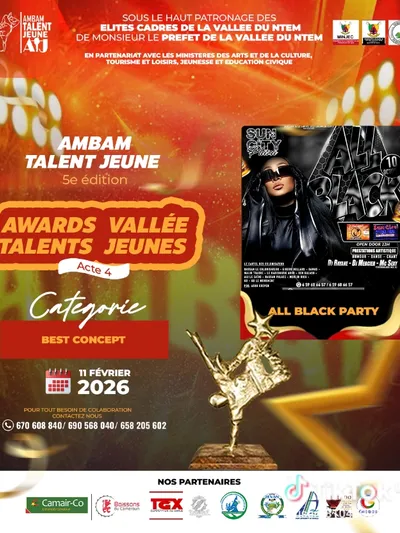 All Black Party Ambam 