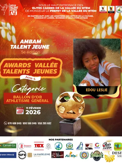 Edou Leslie l'athlète 