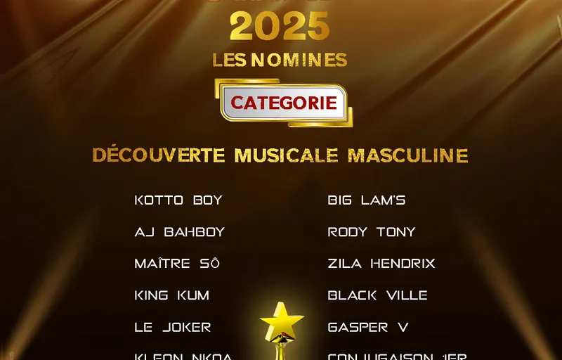 DÉCOUVERTE MUSICALE MASCULINE