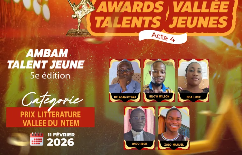 Prix Littérature Vallée du Ntem 2026