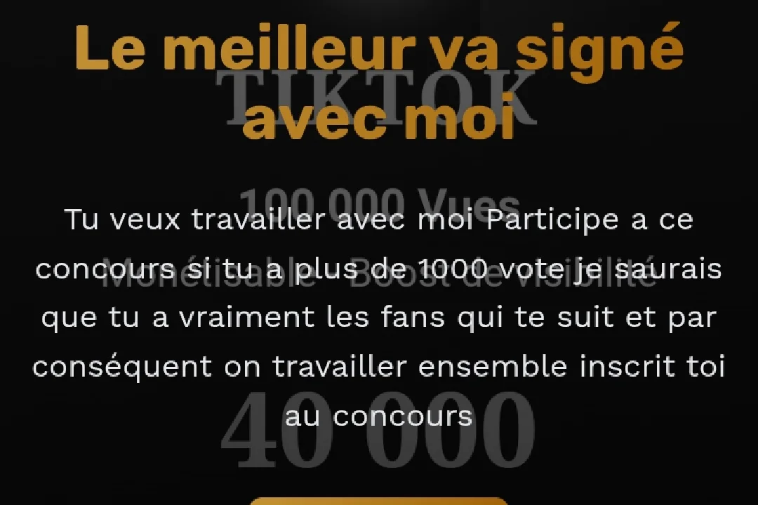 Veux tu travailler avec moi