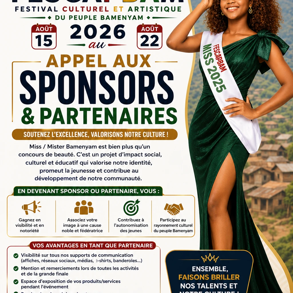 Appel aux sponsors et partenaires